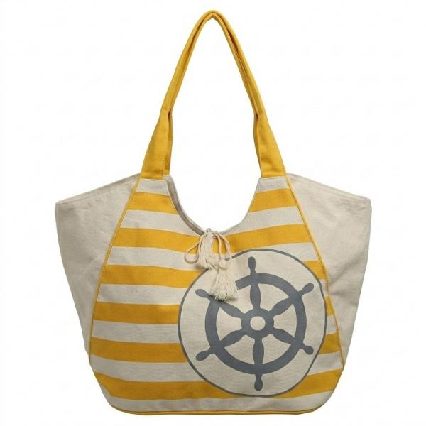 Maritime Streifentasche Steuerrad TP22