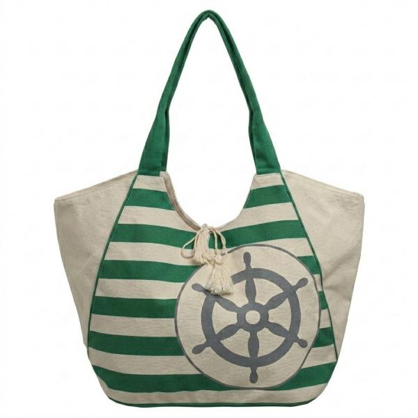 Maritime Streifentasche Steuerrad TP22